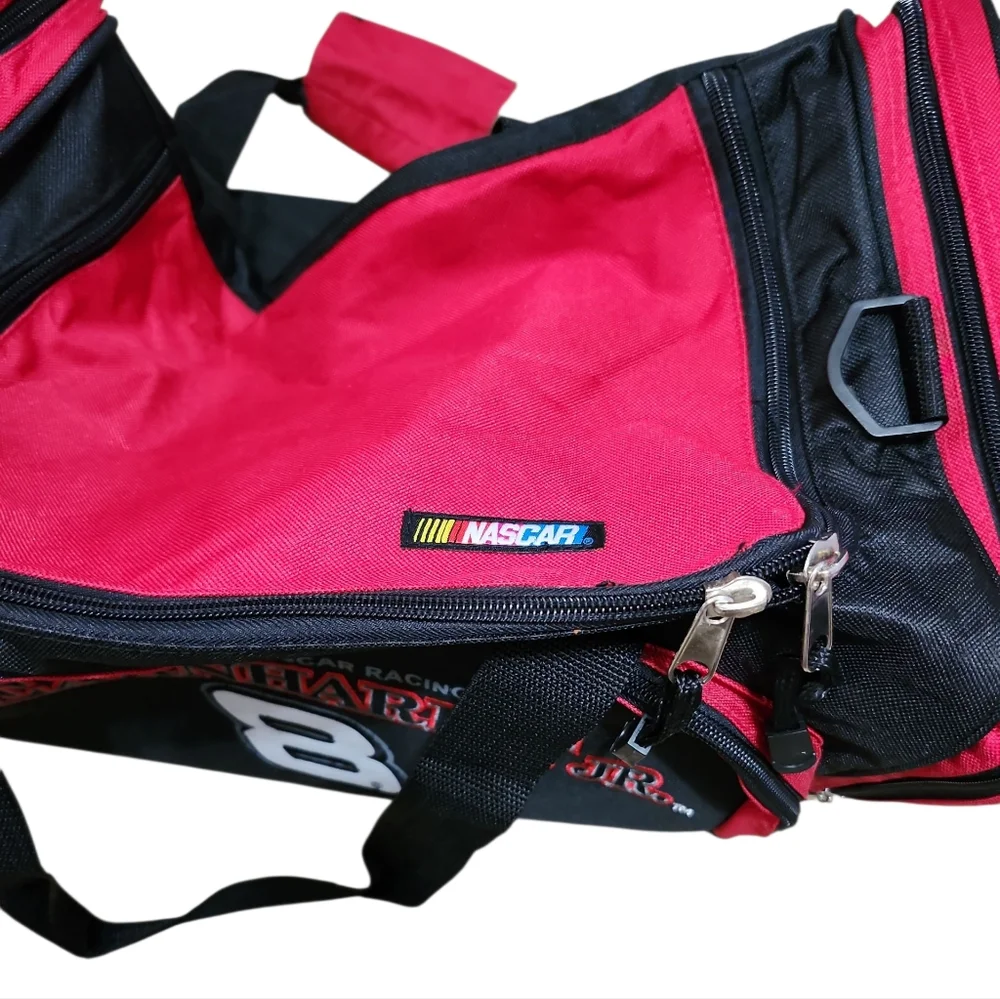 Vintage Nascar Dale Earnhardt Black and Red Racing Duffel Travel Bag‎ #8